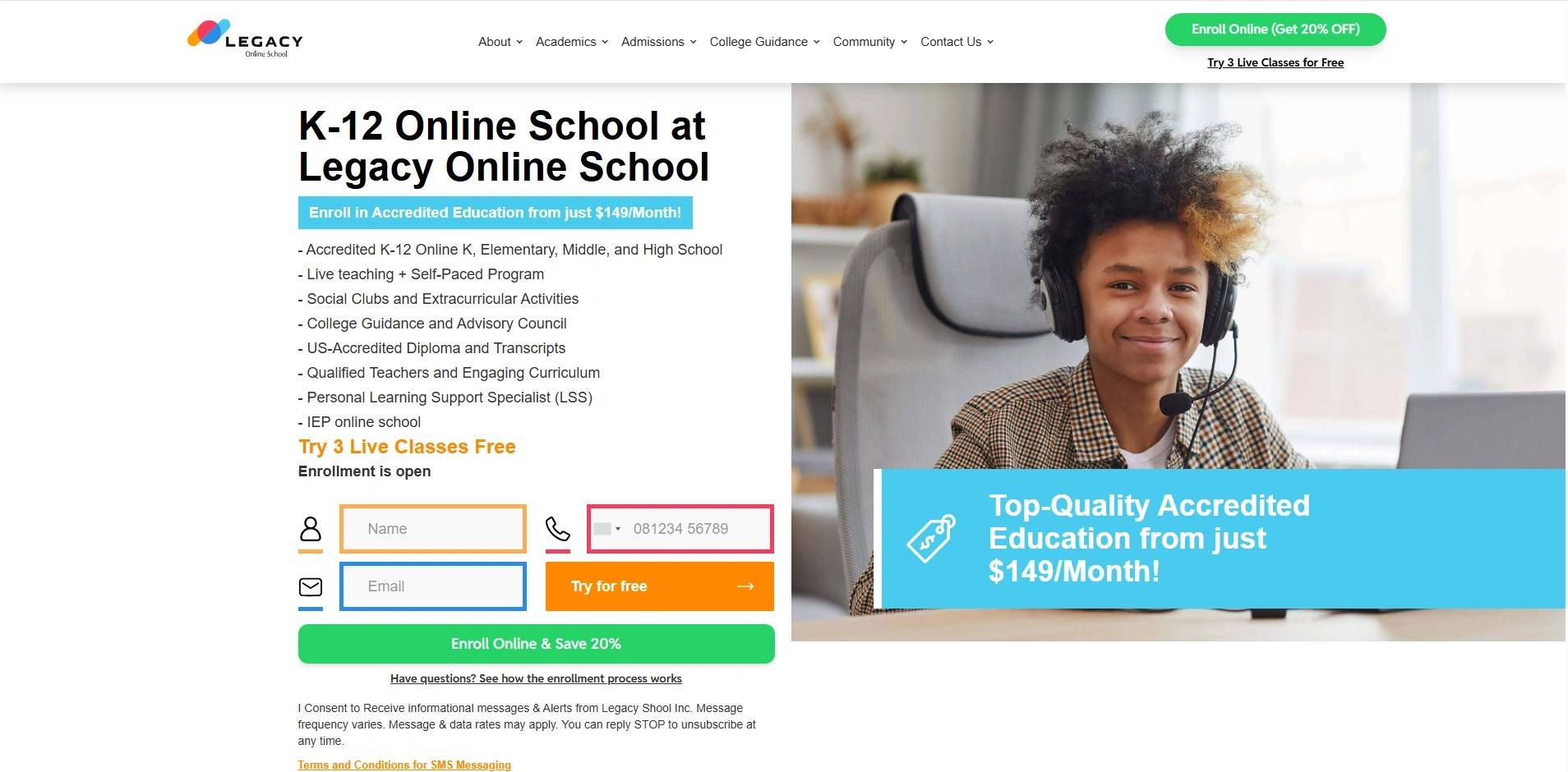 Legacy Online School
