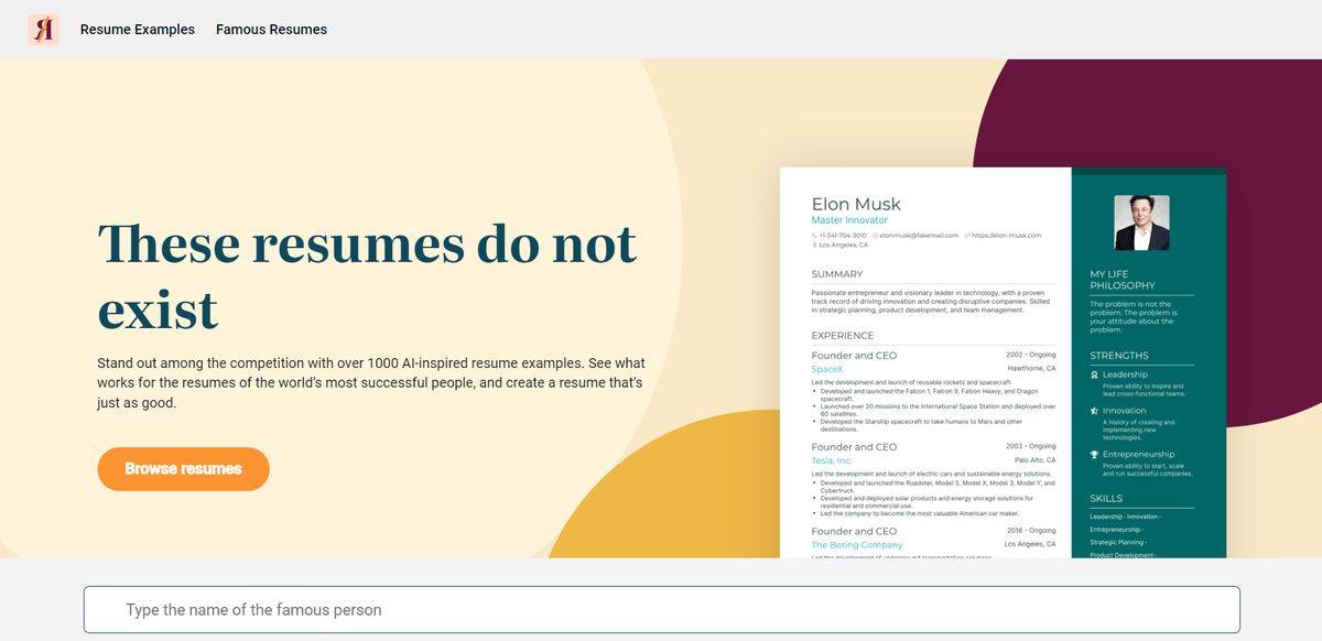 This Resume Does Not Exist