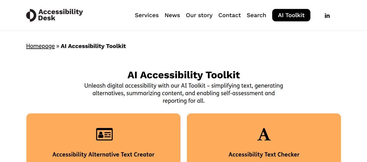 Accessibility Desk