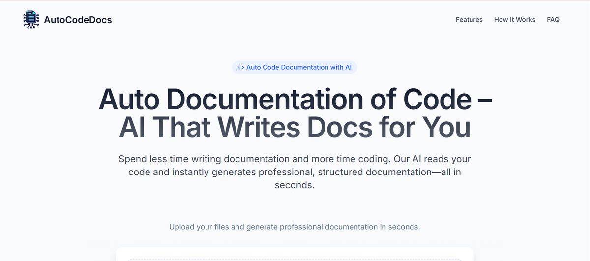Auto Code Docs