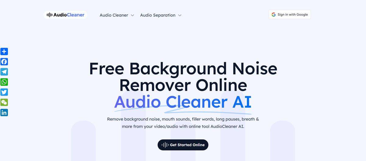 AI Audio Cleaner