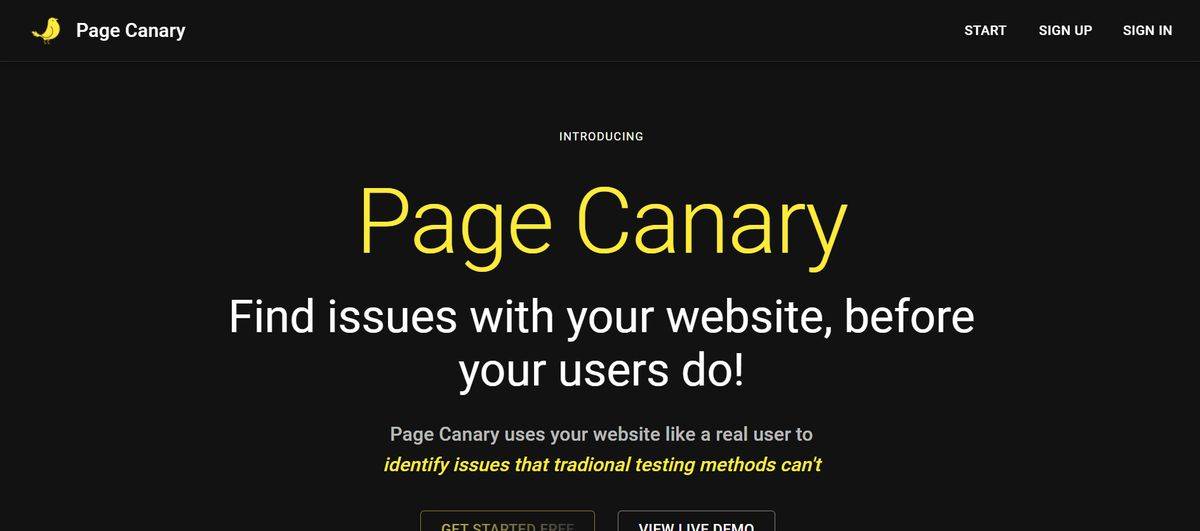 Page Canary