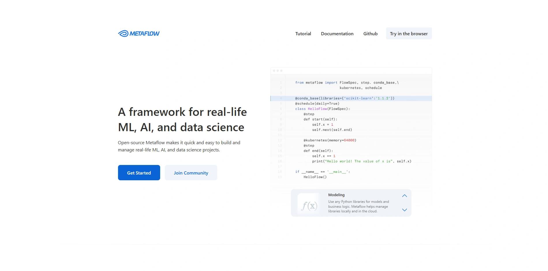 Metaflow
