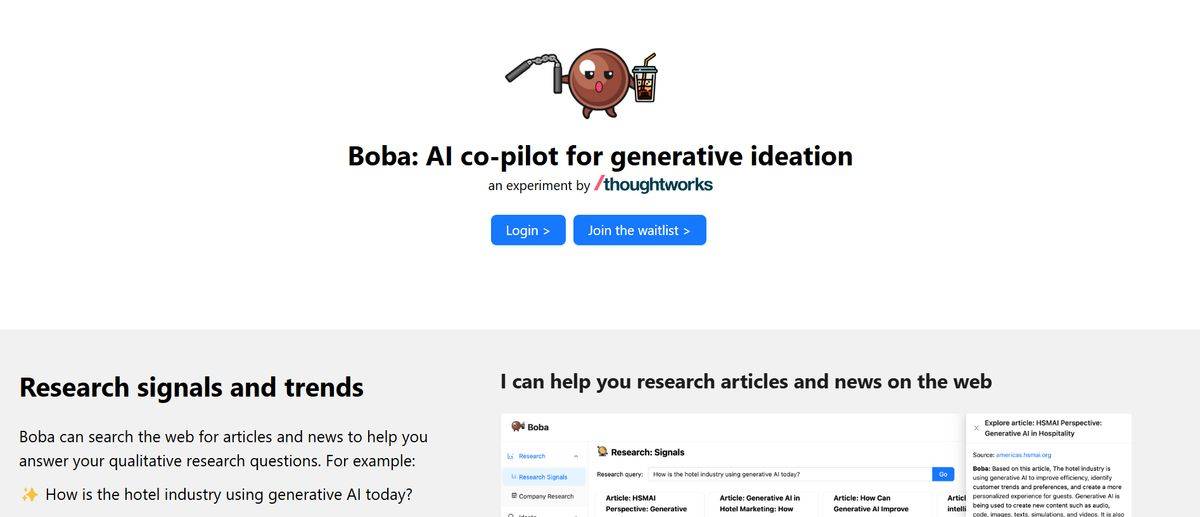 Boba AI Reviews 2026, Alternatives, Pricing & Use cases
