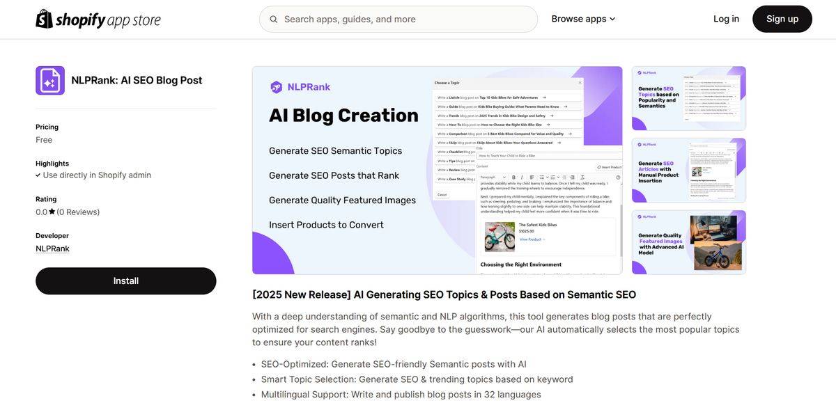 AI SEO Blog Writer