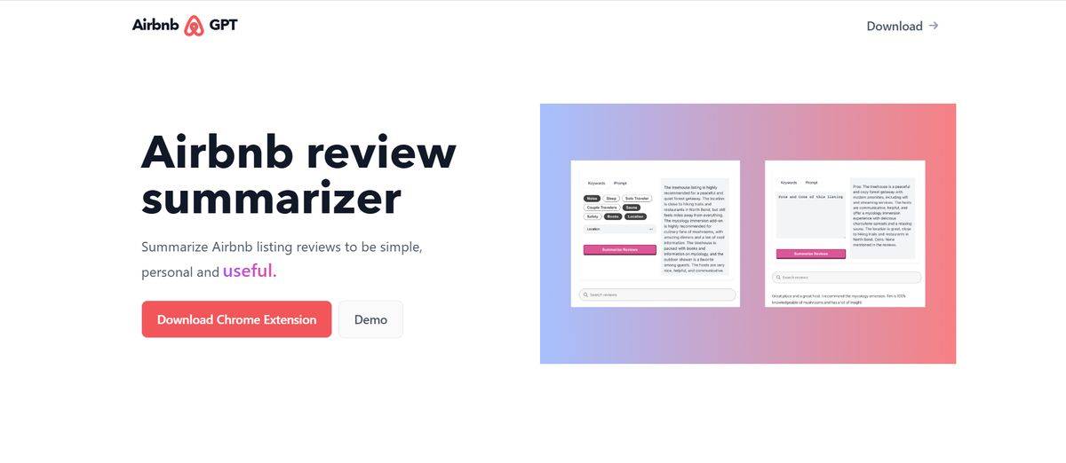 Airbnb Review Summarizer