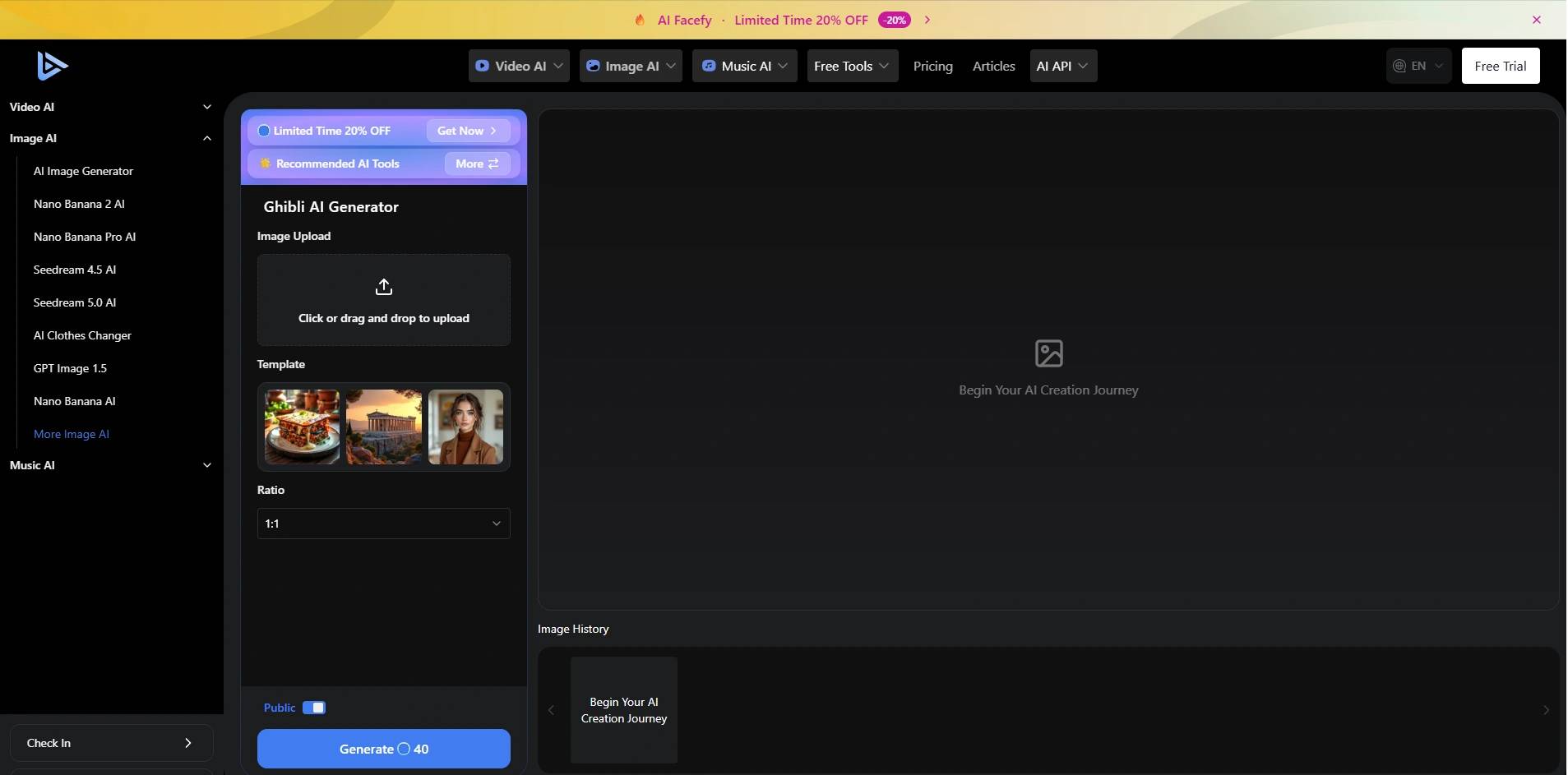 Ghibli Style Art Generator
