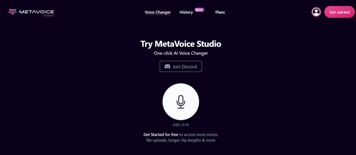 Metavoice Studio