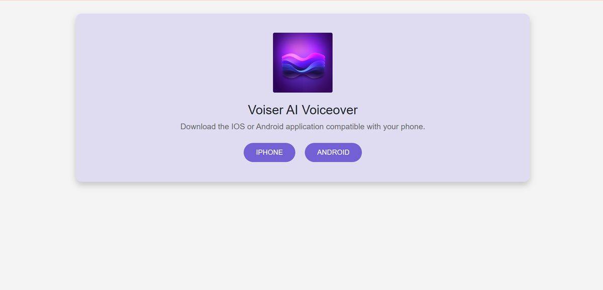 Voiser AI Voiceover