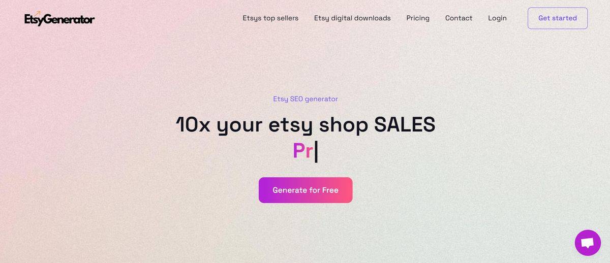 Etsy Generator