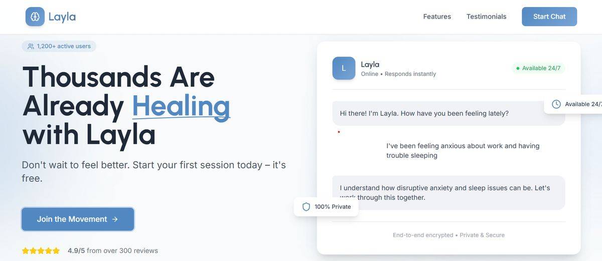Layla Ai therapist