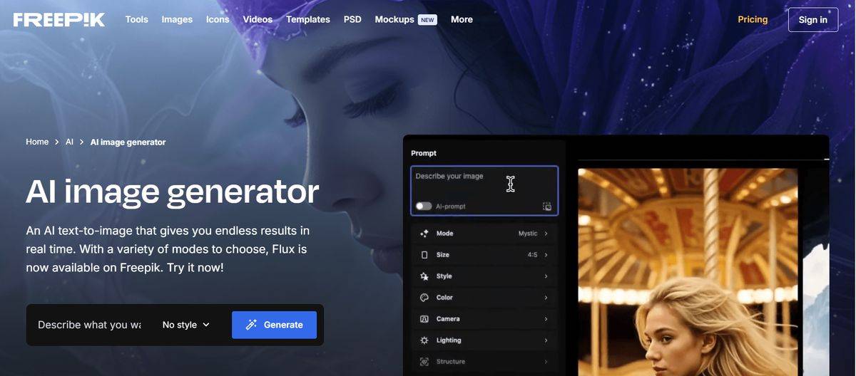Freepik Image Generator