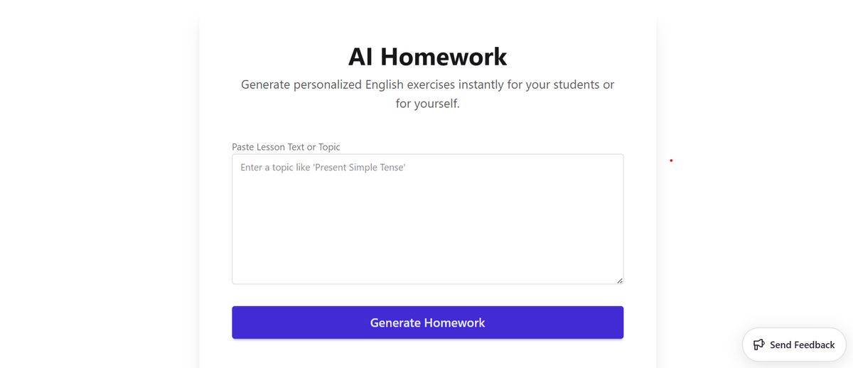 Homework AI