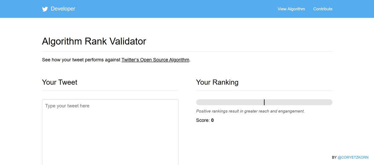 Algorithm Rank Validator