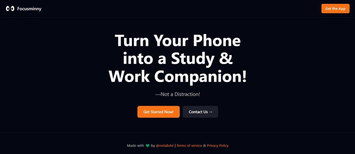 Focusminny App