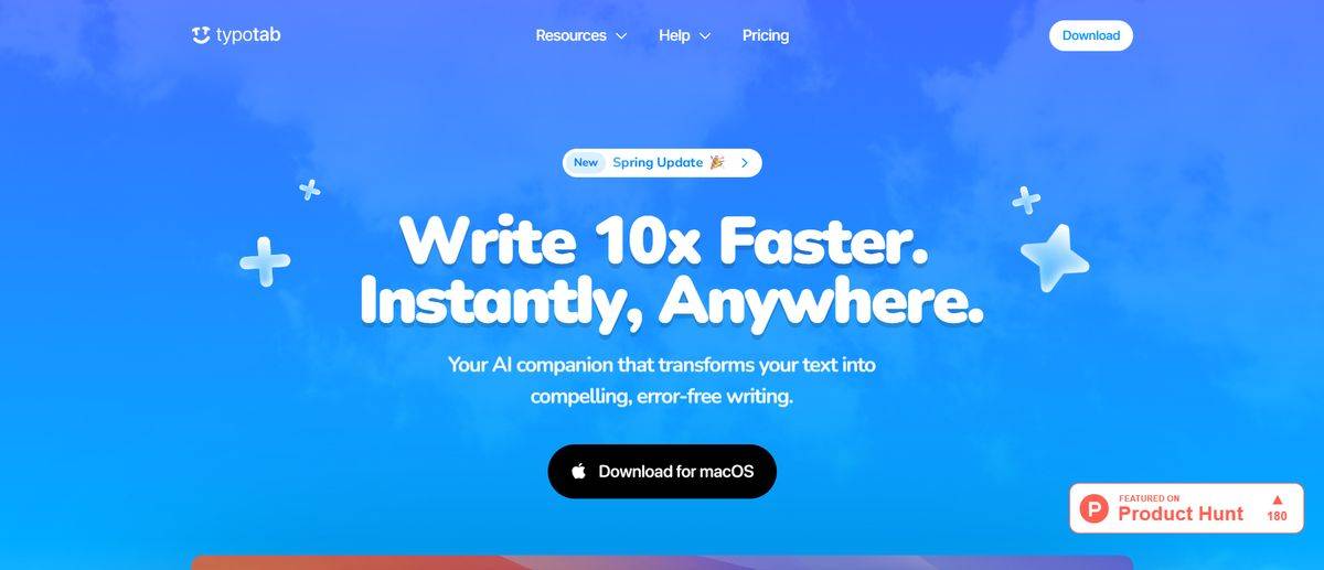 Typo Tab