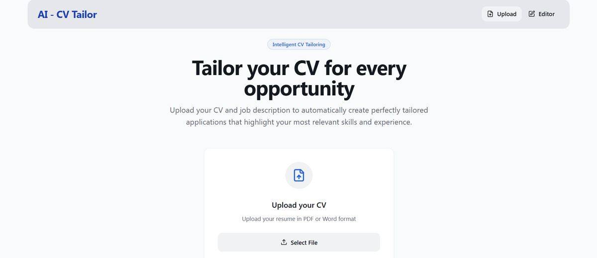 Tailor CV