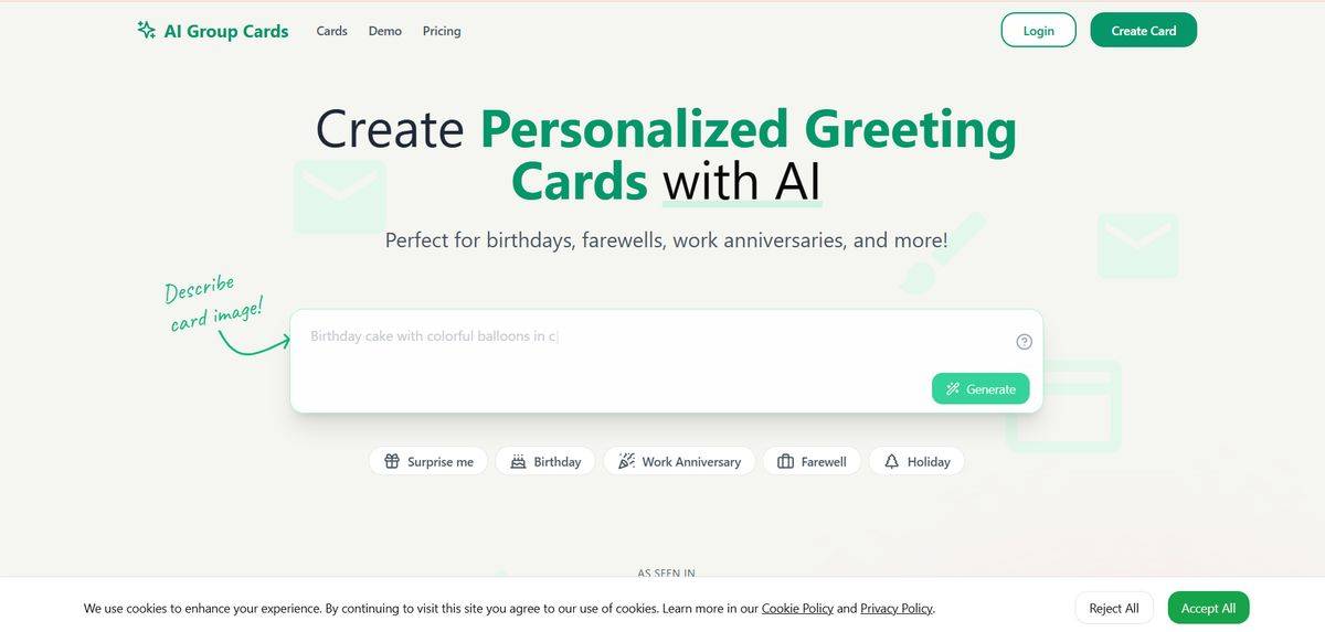 AI Group Cards