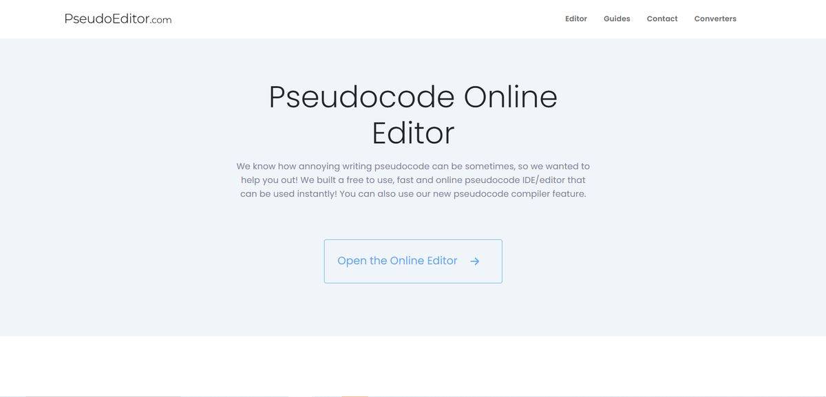 Pseudo Editor