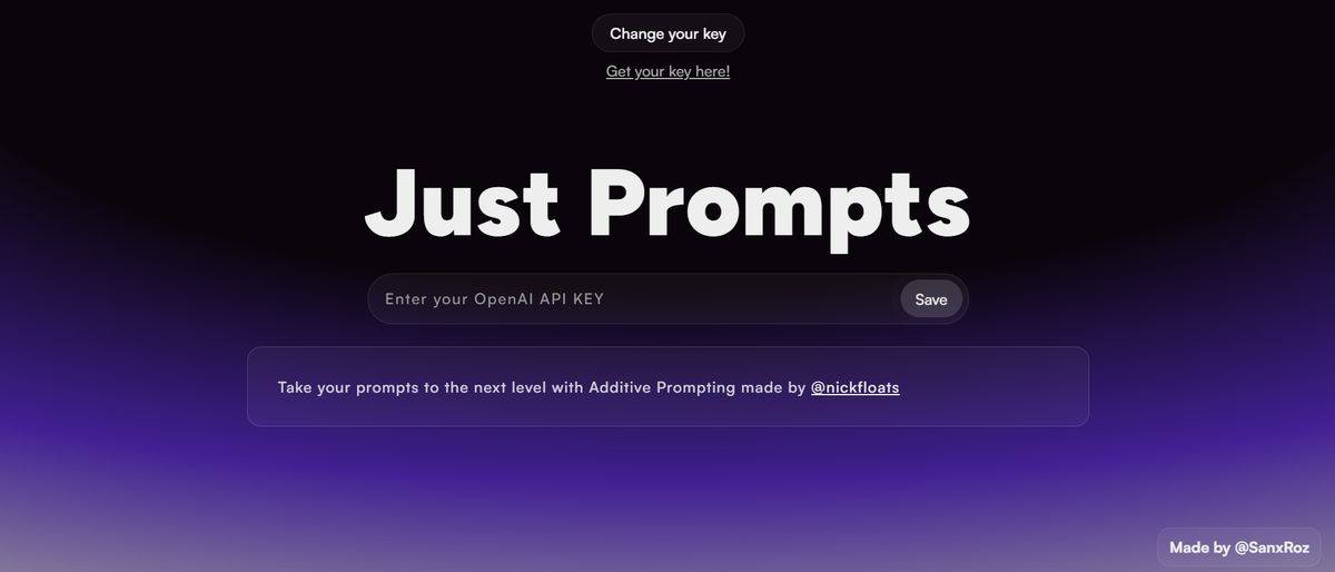 Just Prompt