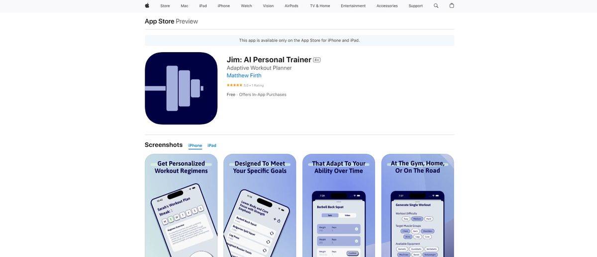 Jim AI Personal Trainer