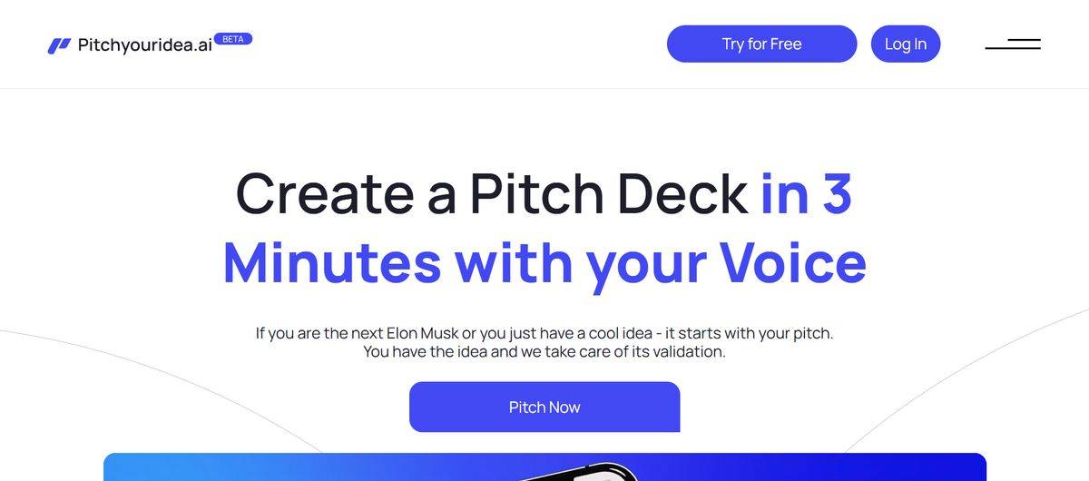 Pitchyouridea AI