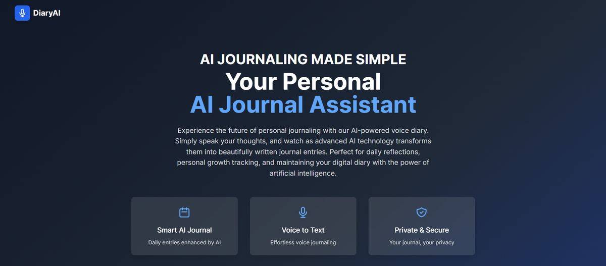 DiaryAI Reviews 2026, Alternatives, Pricing & Use cases