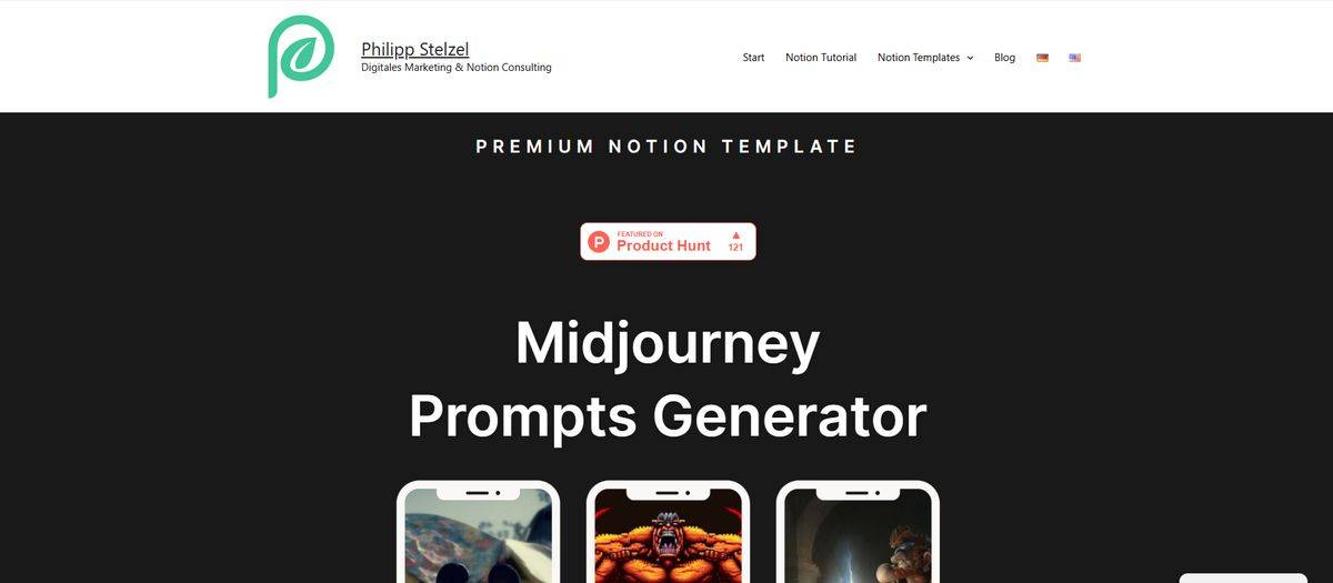Mid Journey Prompt Generator