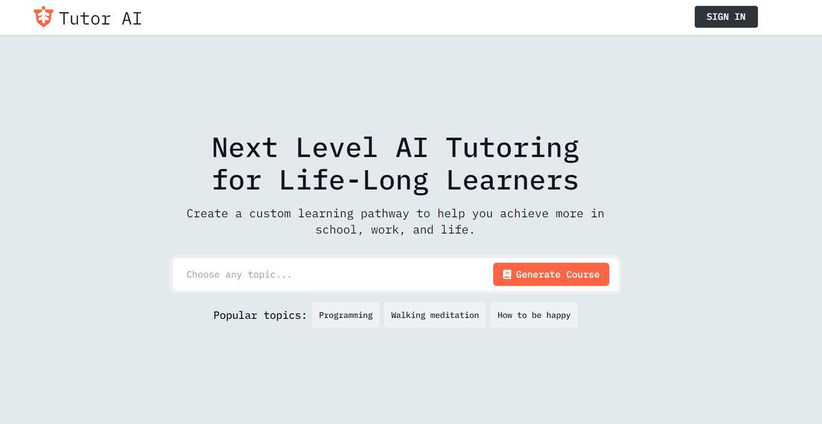 Tutor Ai