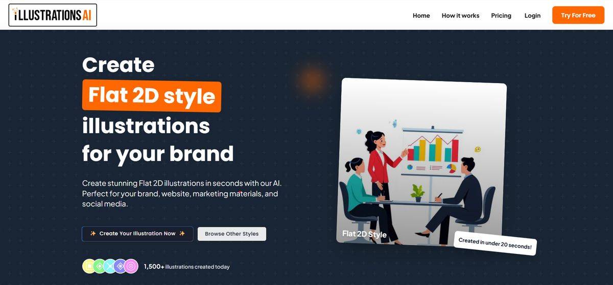 Create Flat 2D Illustrations