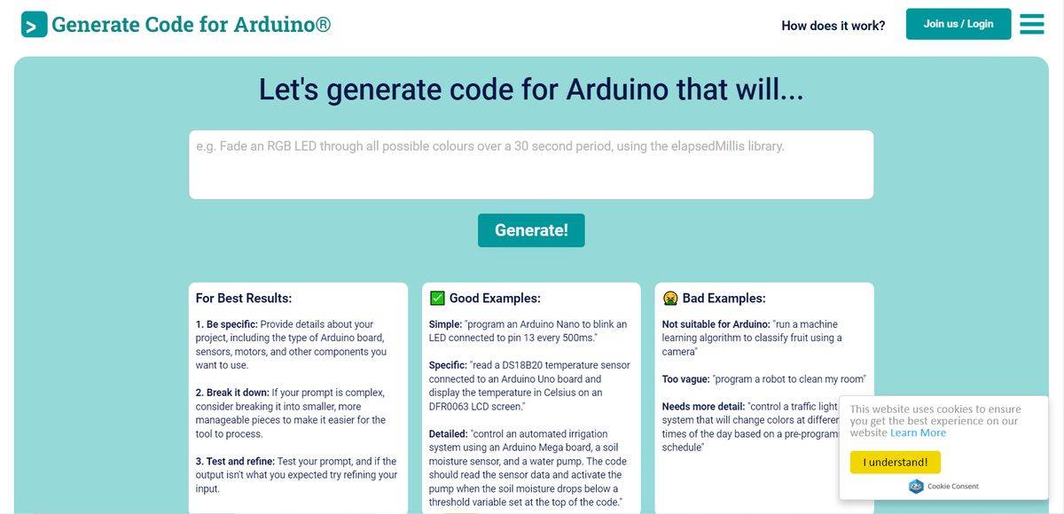 Duino Code Generator