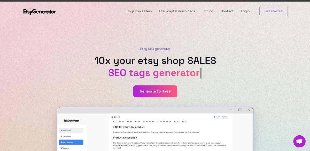 Etsygenerator