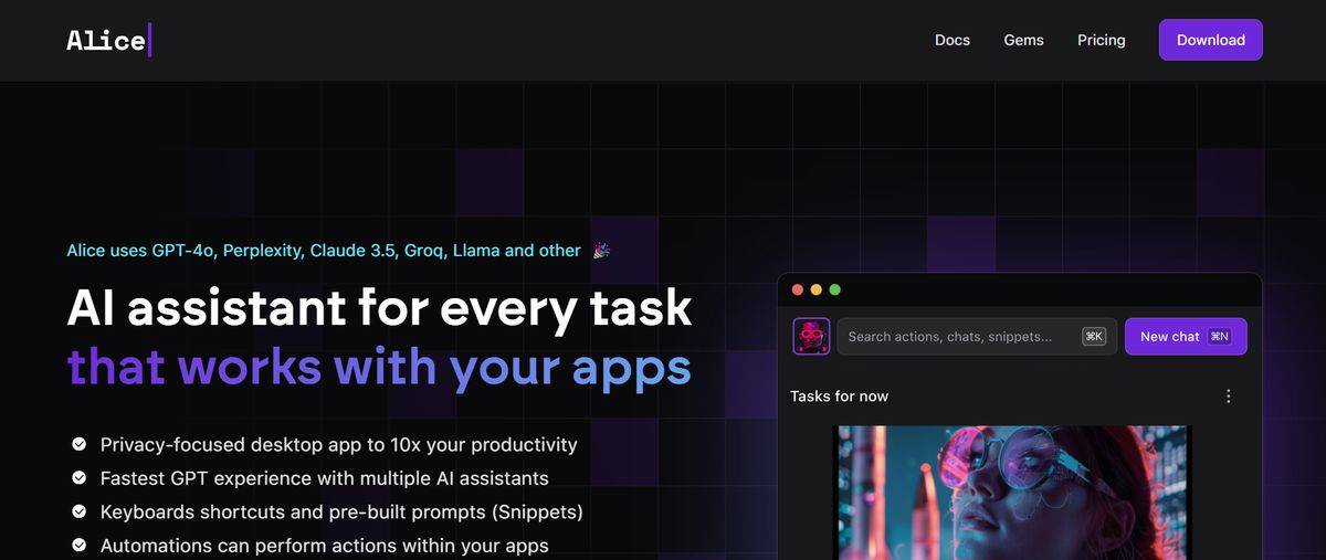 Alice AI Reviews 2026, Alternatives, Pricing & Use cases