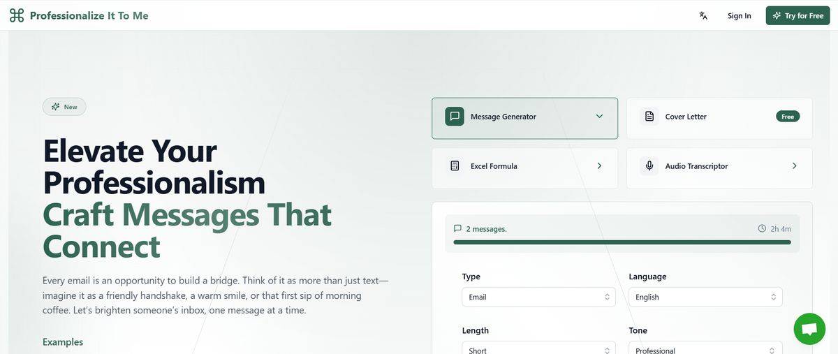 Professionalize It to Me