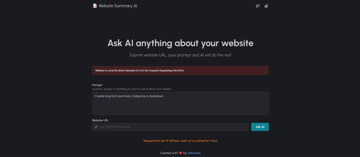 Website Summary AI
