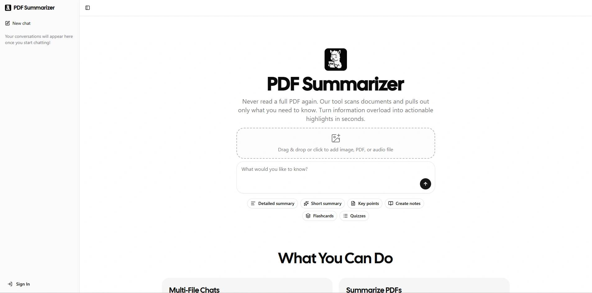 PDF Summarizer