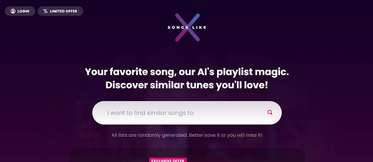 Songs Like X AI Reviews 2026, Alternatives, Pricing & Use cases