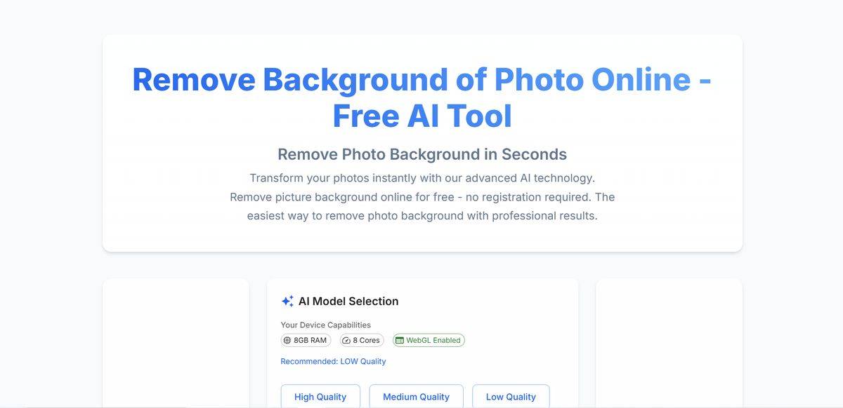 Remove Bg of Photo Online