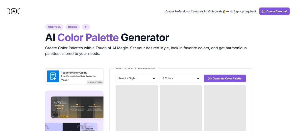 AI Color Palette Generator AI Reviews 2026, Alternatives, Pricing & Use ...