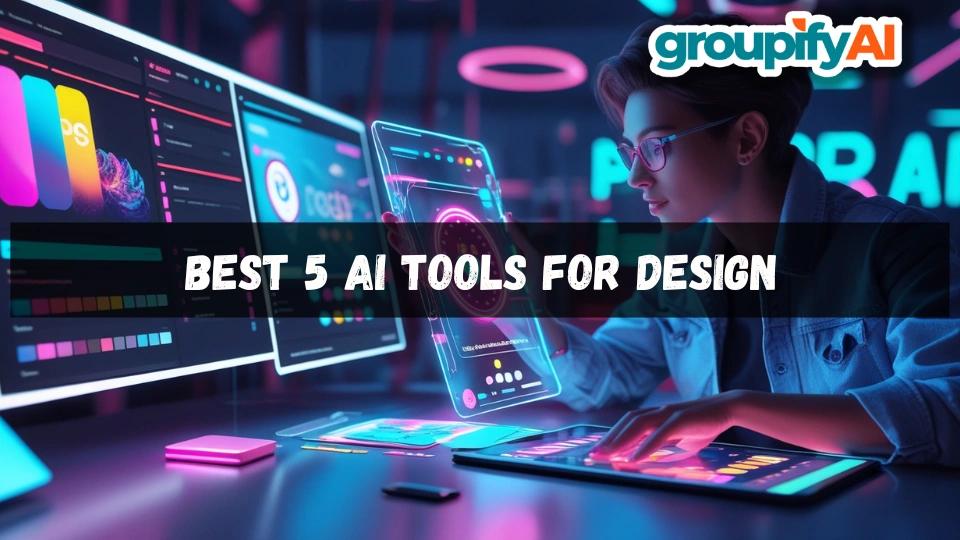 Best 5 AI Tools For Design.