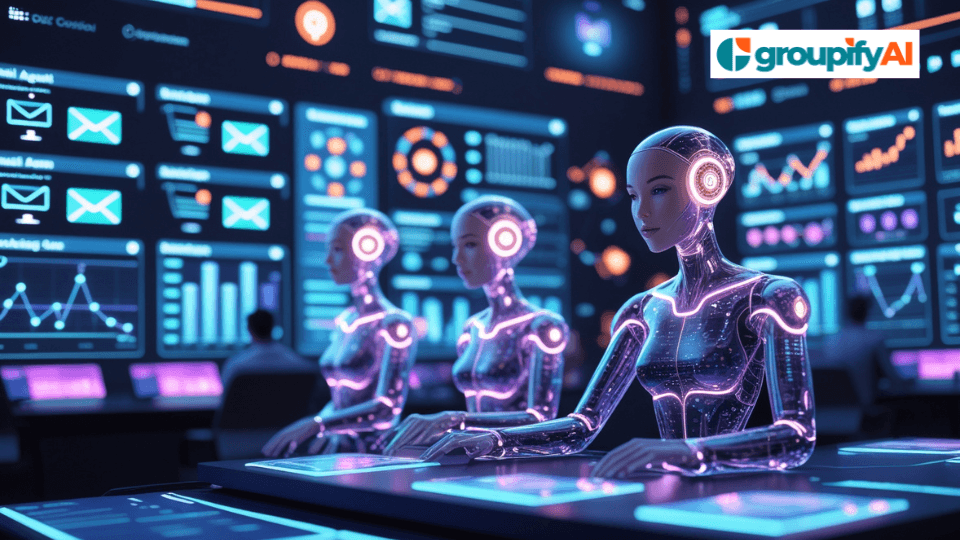 Top 5 Smart AI Agents for Marketing Automation | Groupify AI
