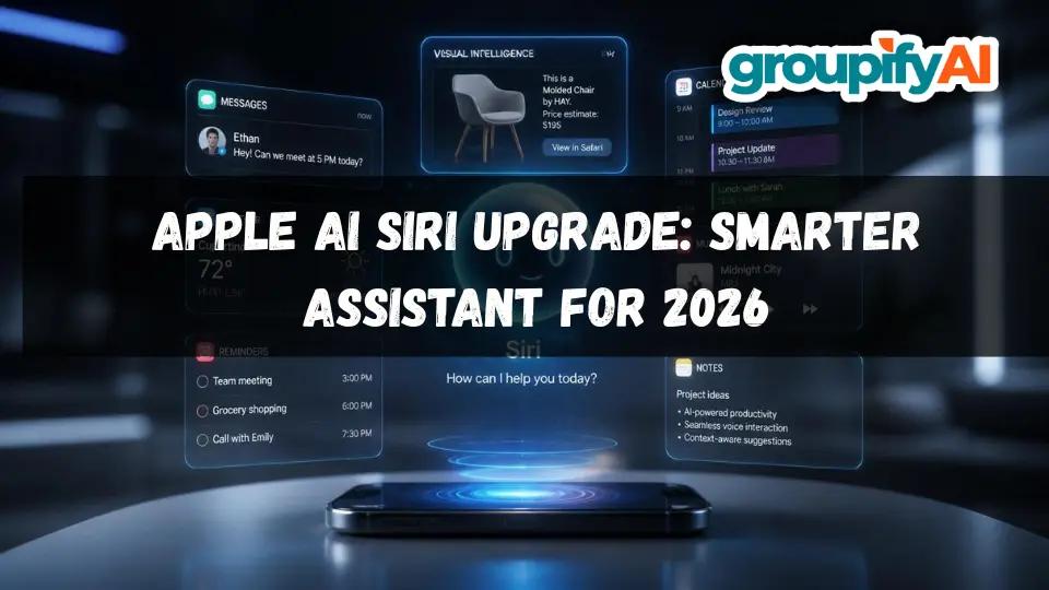 Apple AI Siri Upgrade: Smarter Assistant for 2026