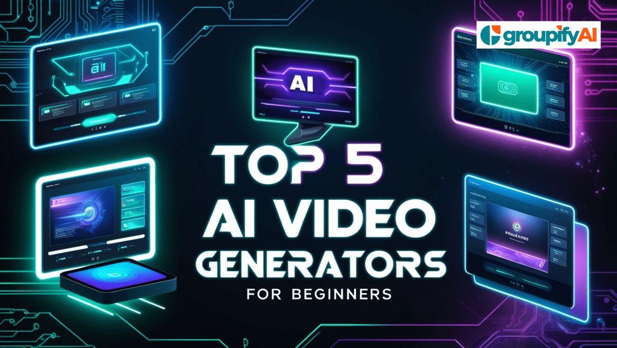 Top 5 AI Video Generators for Beginners in 2025